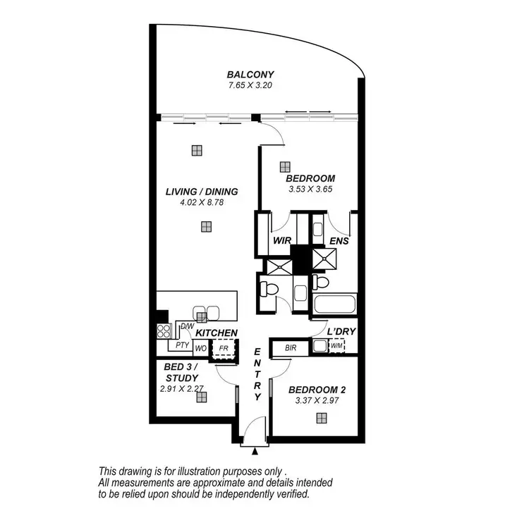 Floorplan of Homely house listing, 25/155 Brebner Drive, West Lakes SA 5021