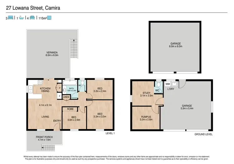 Floorplan of Homely house listing, 27 Lowana Street, Camira QLD 4300