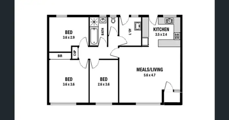 Floorplan of Homely house listing, 24 Berryman Road, Smithfield Plains SA 5114