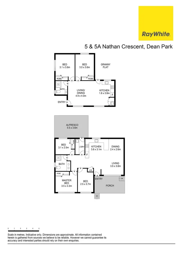 Floorplan of Homely house listing, 5 & 5A Nathan Crescent, Dean Park NSW 2761
