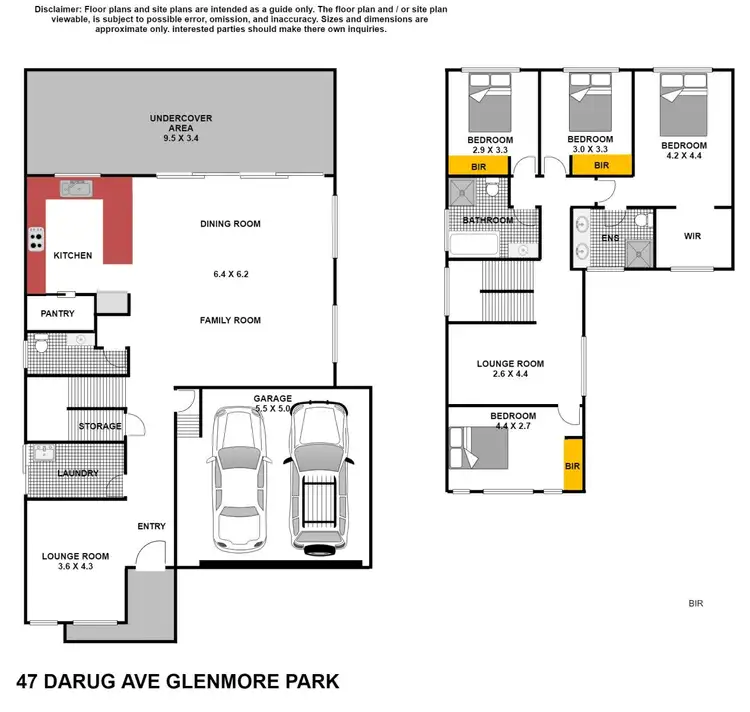 Floorplan of Homely house listing, 47 Darug Avenue, Glenmore Park NSW 2745
