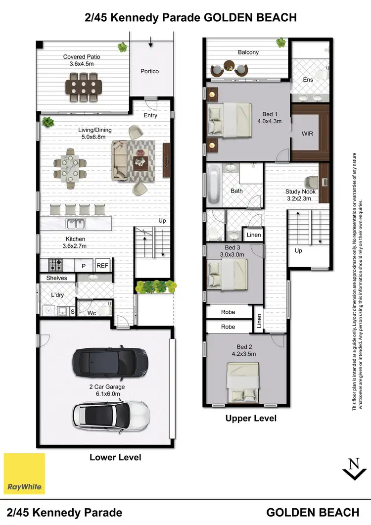 Floorplan of Homely house listing, Unit 2/45 Kennedy Parade, Golden Beach QLD 4551