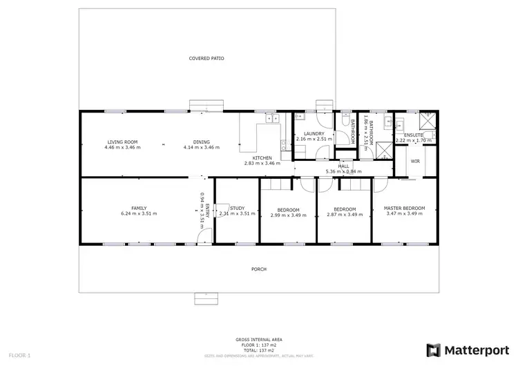 Floorplan of Homely house listing, 41 Donald Street, Nyah West VIC 3595