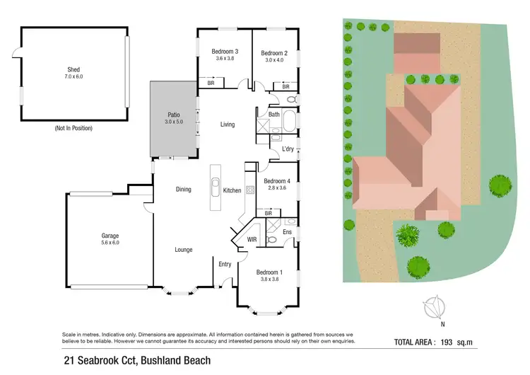Floorplan of Homely house listing, 21 Seabrook Circuit, Bushland Beach QLD 4818