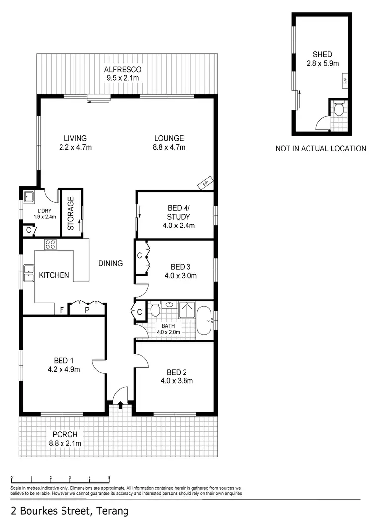 Floorplan of Homely house listing, 2 Burkes Road, Terang VIC 3264