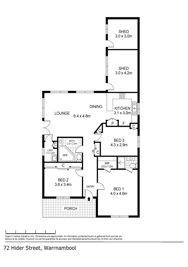 Floorplan of Homely house listing, 72 Hider Street, Warrnambool VIC 3280