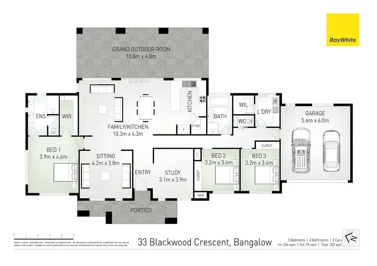 Floorplan of Homely house listing, 33 Blackwood Crescent, Bangalow NSW 2479