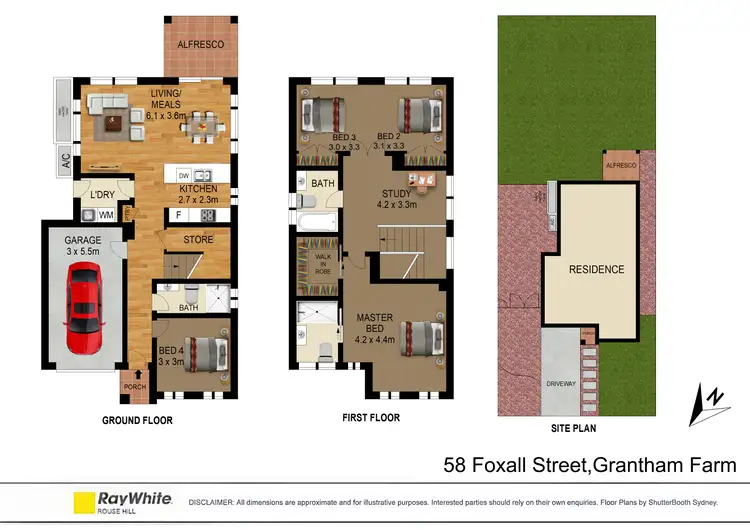 Floorplan of Homely house listing, 58 Foxall Street, Riverstone NSW 2765