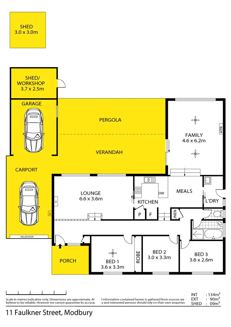 Floorplan of Homely house listing, 11 Faulkner Street, Modbury SA 5092