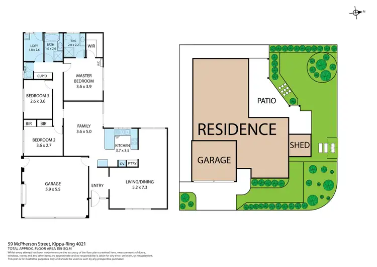 Floorplan of Homely house listing, 59 McPherson Street, Kippa-Ring QLD 4021