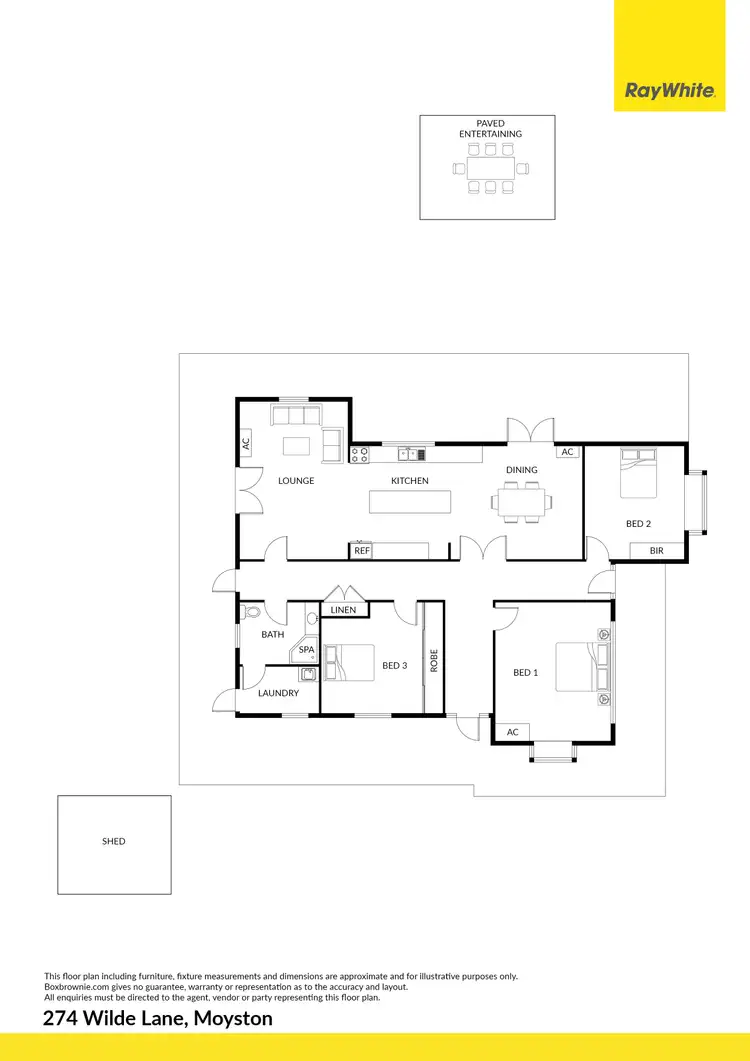 Floorplan of Homely house listing, 274 Wilde Lane, Moyston VIC 3377