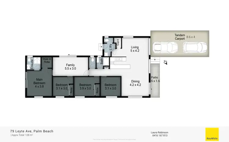 Floorplan of Homely house listing, 79 Leyte Avenue, Palm Beach QLD 4221