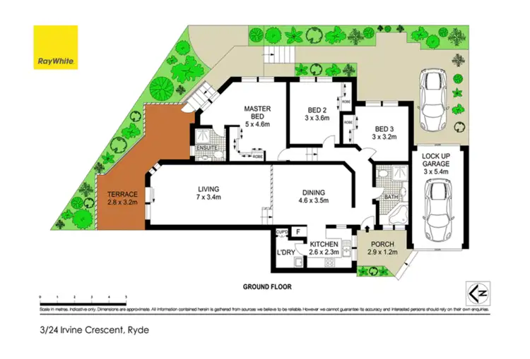 Floorplan of Homely villa listing, 3/24 Irvine Crescent, Ryde NSW 2112