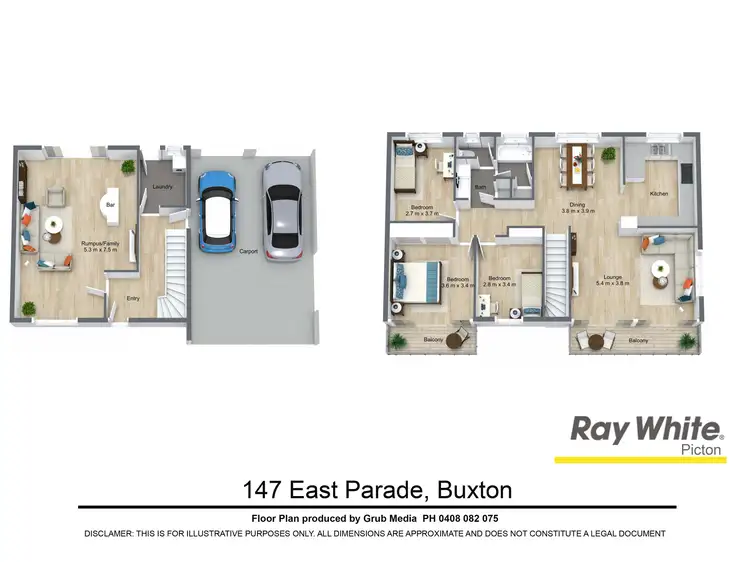 Floorplan of Homely house listing, 147 East Parade, Buxton NSW 2571