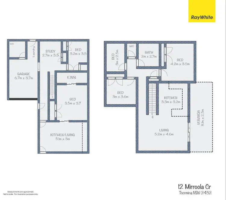 Floorplan of Homely house listing, 12 Mirroola Crescent, Toormina NSW 2452