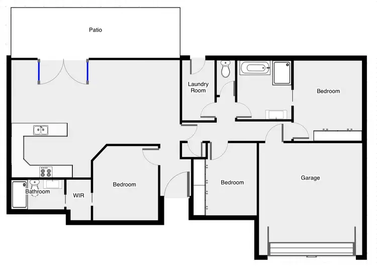 Floorplan of Homely house listing, 45 Montana Drive, Mildura VIC 3500