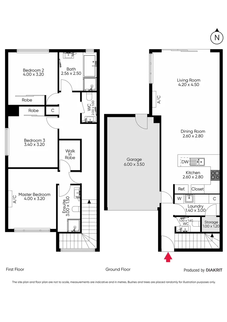 Floorplan of Homely townhouse listing, 8 Abelia Avenue, Frankston VIC 3199