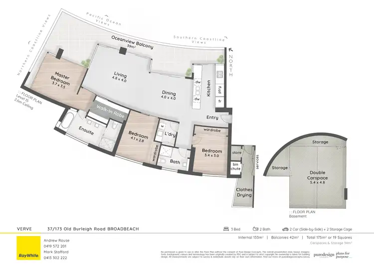 Floorplan of Homely apartment listing, 37/173 Old Burleigh Road, Broadbeach QLD 4218