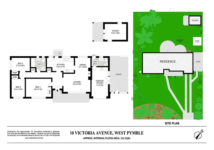 Floorplan of Homely house listing, 10 Victoria Avenue, West Pymble NSW 2073
