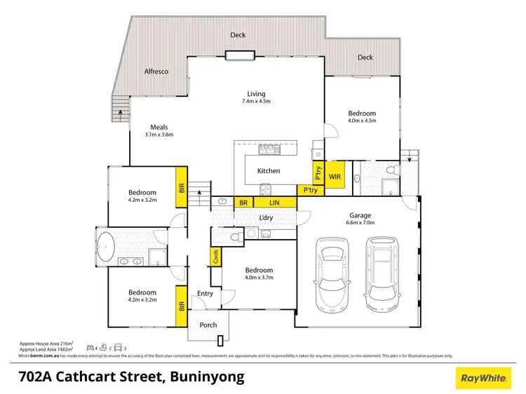 Floorplan of Homely house listing, 510 Skipton Street, Redan VIC 3350