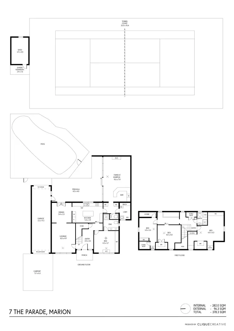 Floorplan of Homely house listing, 7 The Parade, Marion SA 5043