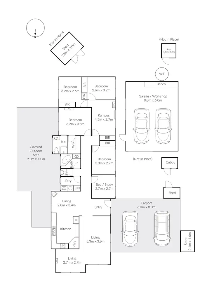 Floorplan of Homely house listing, 2 Joshua Court, Lara VIC 3212