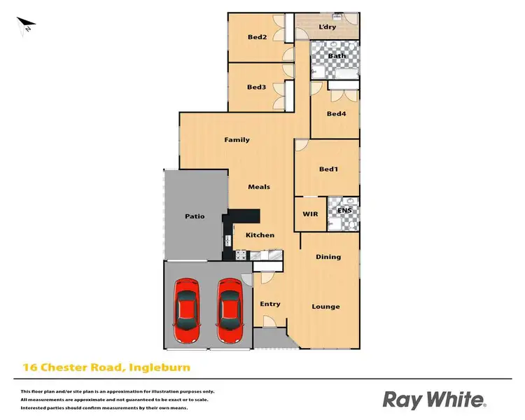 Floorplan of Homely house listing, 16 Chester Road, Ingleburn NSW 2565