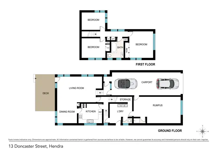Floorplan of Homely house listing, 13 Doncaster Street, Hendra QLD 4011