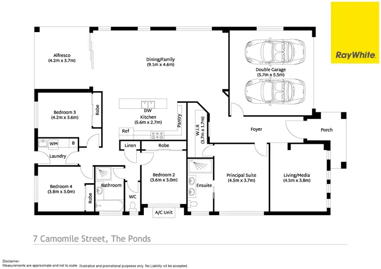 Floorplan of Homely house listing, 7 Camomile Street, The Ponds NSW 2769