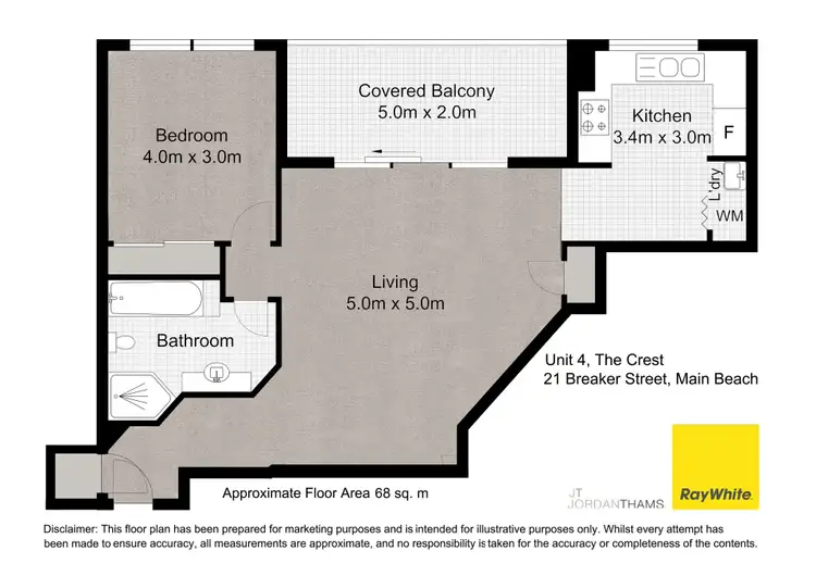 Floorplan of Homely apartment listing, 4/15-21 Breaker Street, Main Beach QLD 4217