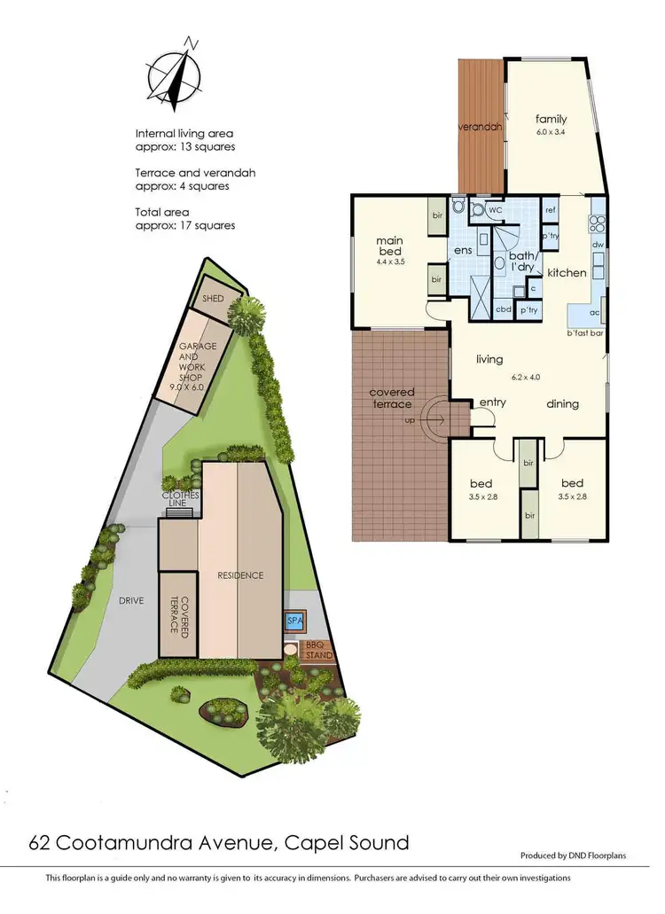 Floorplan of Homely house listing, 62 Cootamundra Avenue, Capel Sound VIC 3940