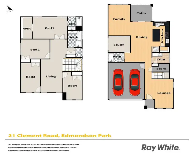 Floorplan of Homely house listing, 21 Clement Road, Edmondson Park NSW 2174