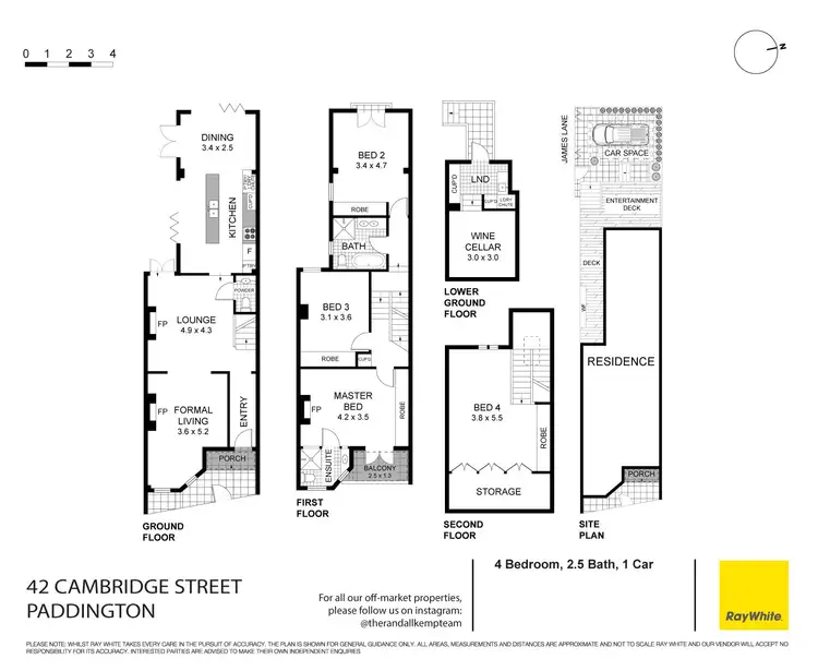 Floorplan of Homely house listing, 42 Cambridge Street, Paddington NSW 2021
