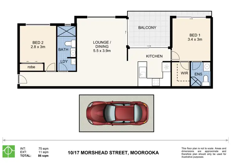Floorplan of Homely unit listing, 10/17 Morshead Street, Moorooka QLD 4105
