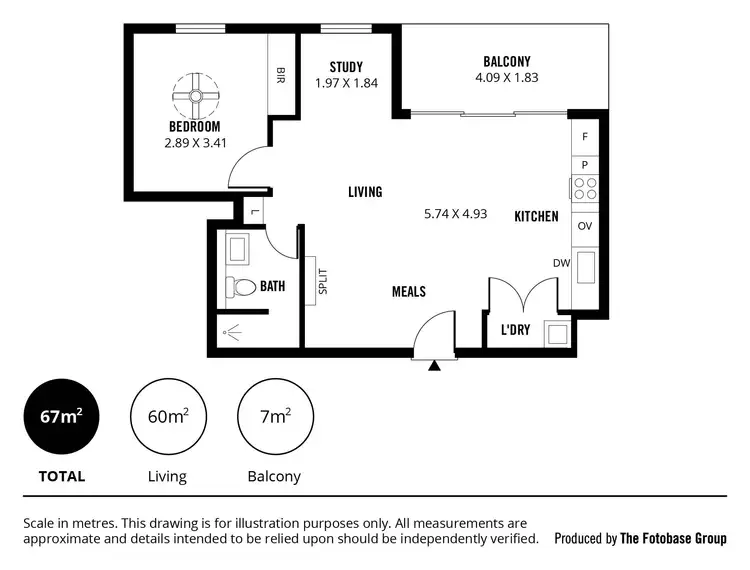 Floorplan of Homely apartment listing, 503/9 Muriel Matters Walk, Bowden SA 5007
