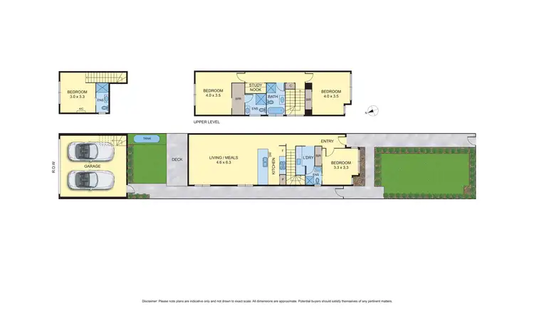 Floorplan of Homely house listing, 174A Bell Street, Coburg VIC 3058
