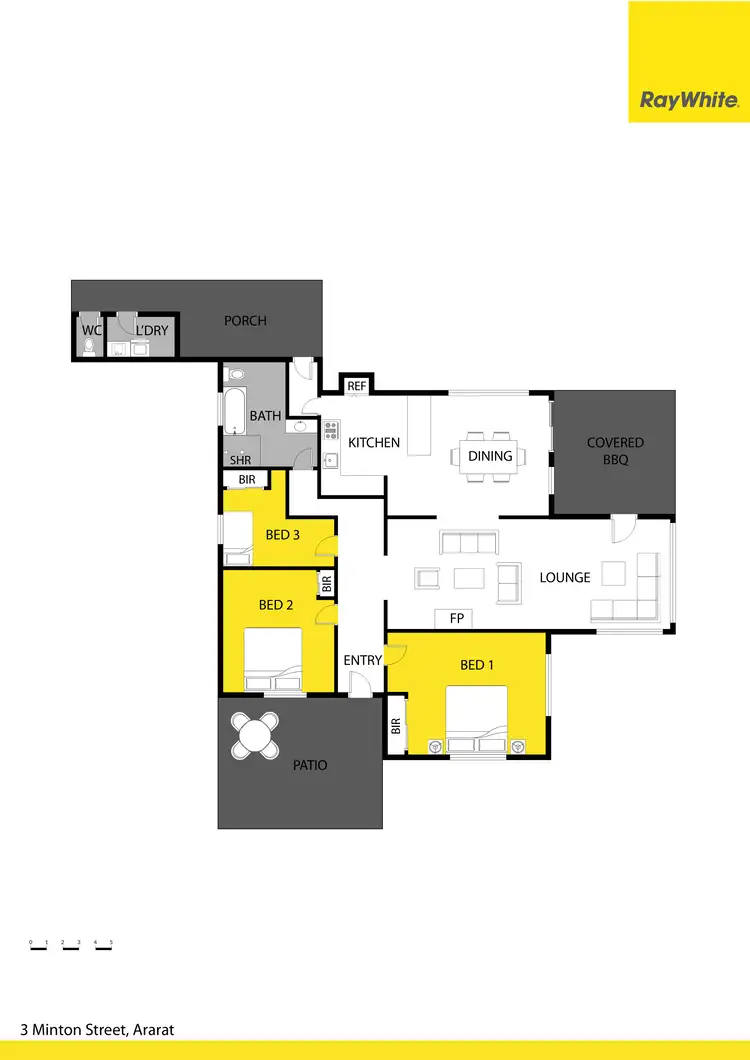Floorplan of Homely house listing, 3 Minton Street, Ararat VIC 3377