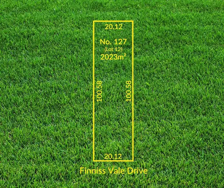 Floorplan of Homely land listing, 127 Finniss Vale Drive, Second Valley SA 5204
