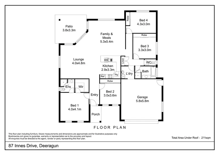 Floorplan of Homely house listing, 87 Innes Drive, Deeragun QLD 4818