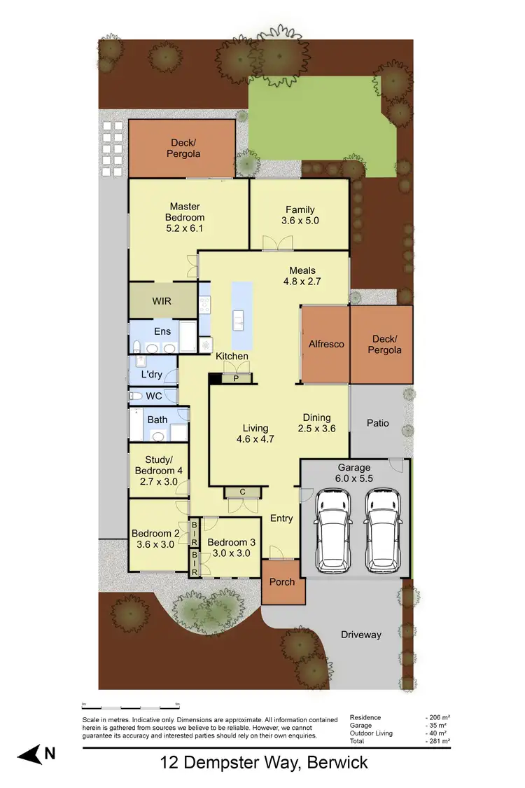 Floorplan of Homely house listing, 12 Dempster Way, Berwick VIC 3806