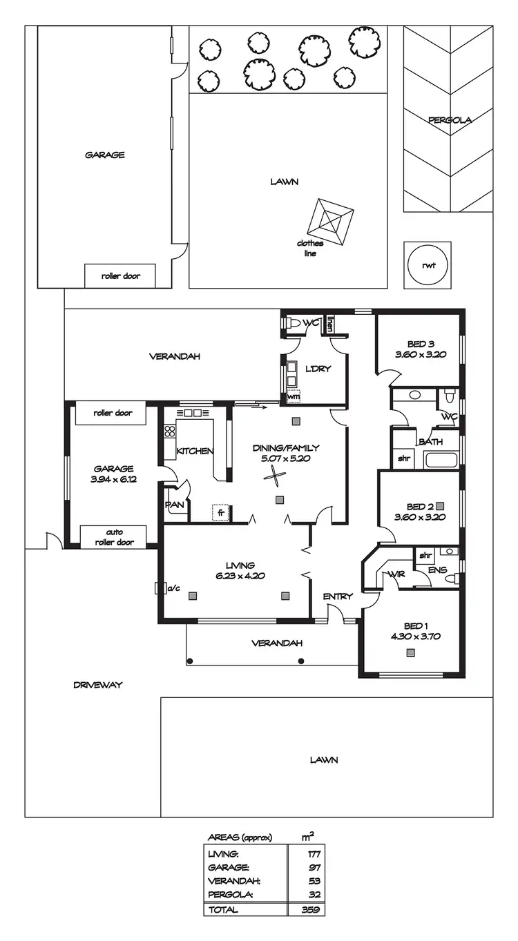 Floorplan of Homely house listing, 22 Parkview Avenue, Salisbury Downs SA 5108