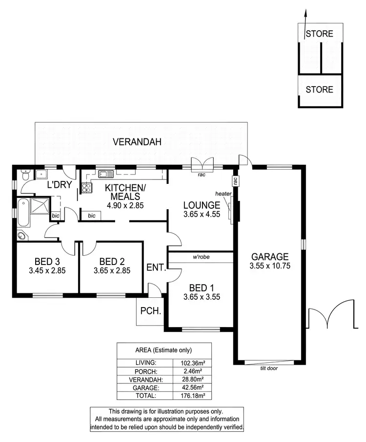 Floorplan of Homely house listing, 18 Talbot Avenue, North Plympton SA 5037