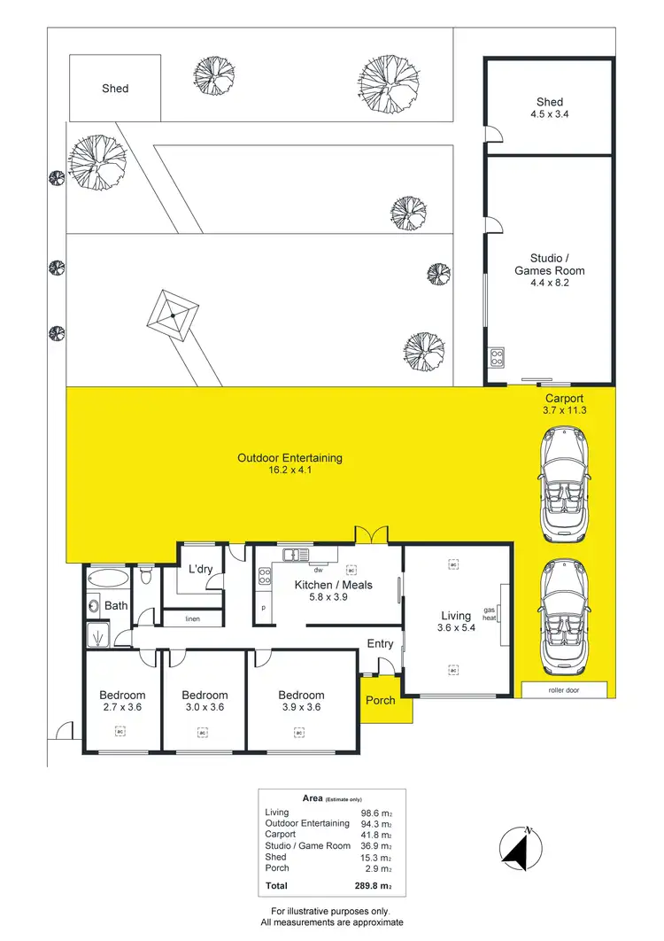 Floorplan of Homely house listing, 36 Lyons Street, Brooklyn Park SA 5032