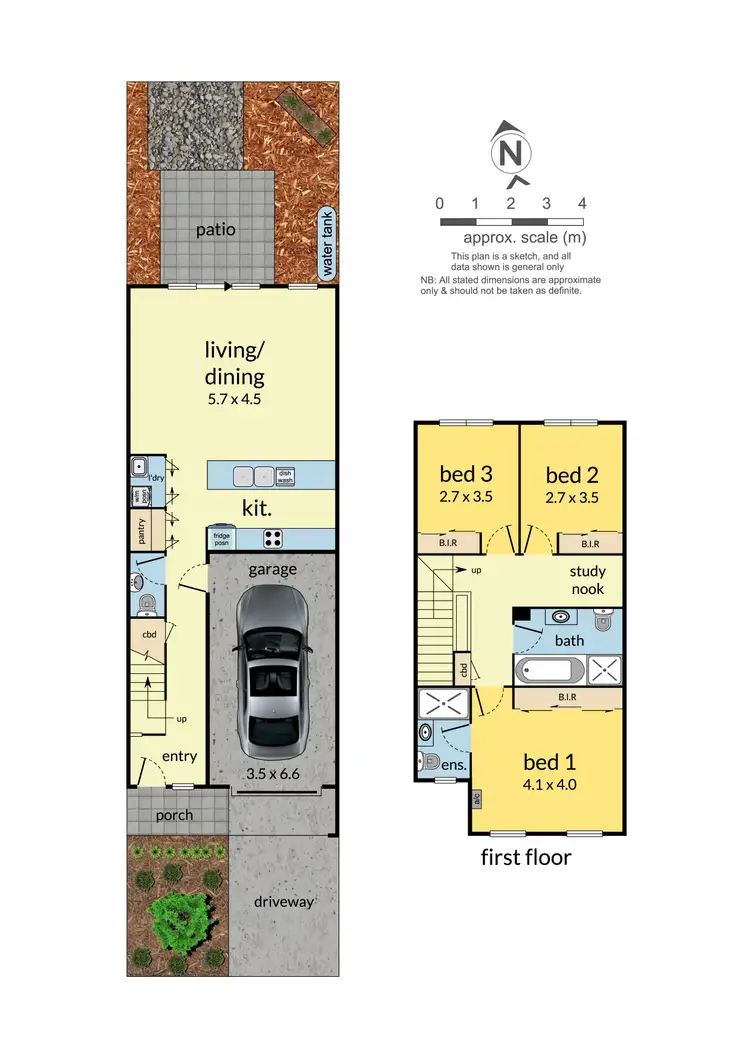 Floorplan of Homely townhouse listing, 38 Ellis Park Avenue, Mulgrave VIC 3170