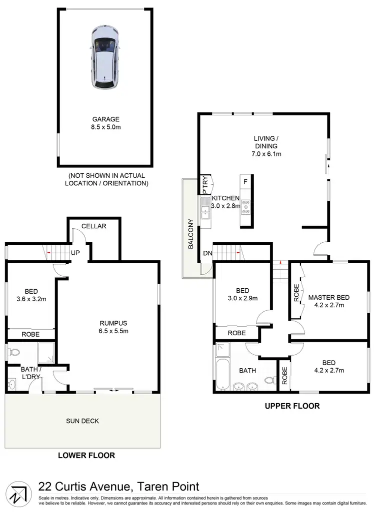 Floorplan of Homely house listing, 22 Curtis Avenue, Taren Point NSW 2229