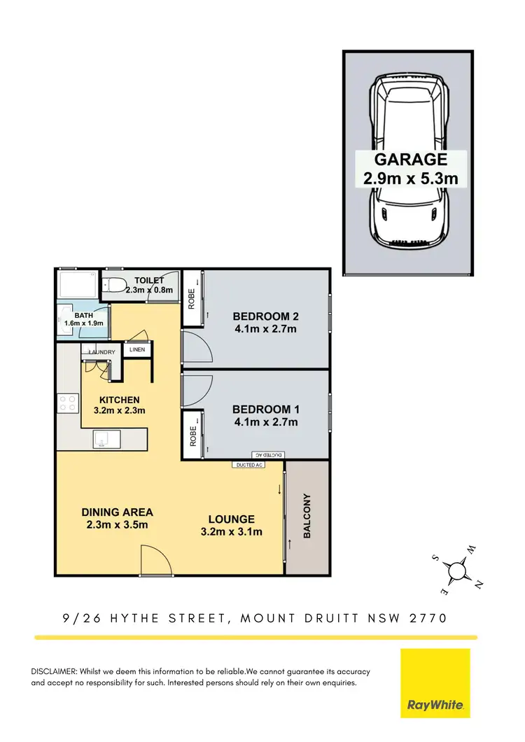 Floorplan of Homely block of units listing, 9/26A Hythe Street, Mount Druitt NSW 2770