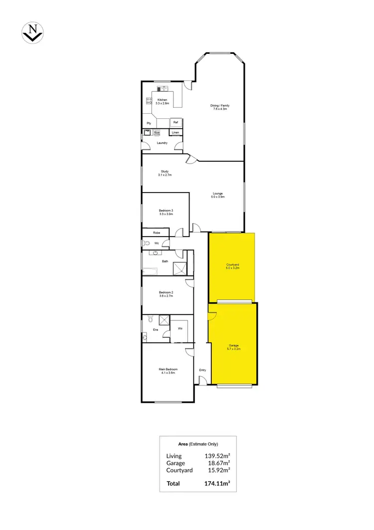 Floorplan of Homely house listing, 38A Frederick Street, Glengowrie SA 5044