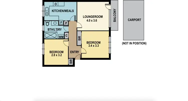 Floorplan of Homely apartment listing, 8/571 Glen Huntly Road, Elsternwick VIC 3185