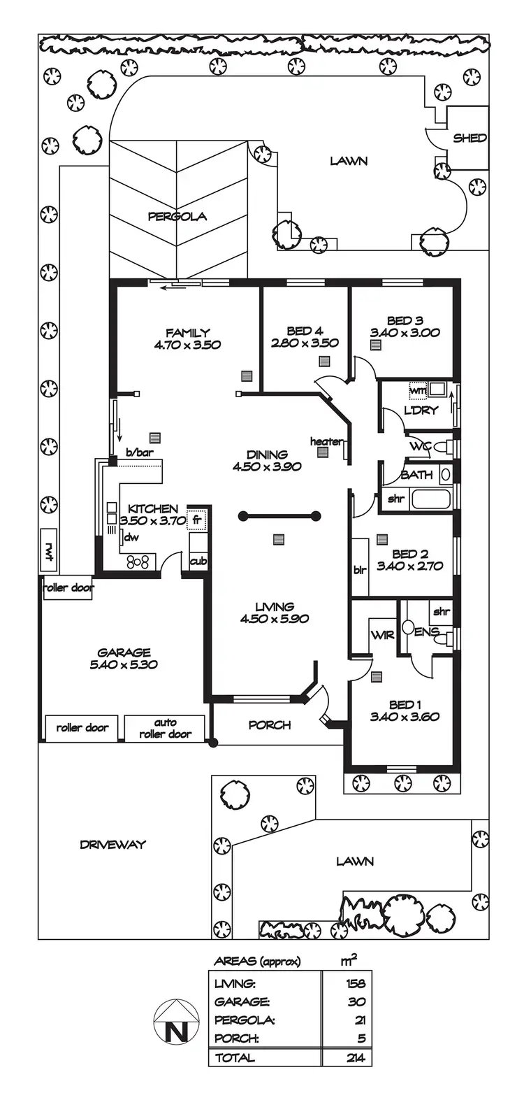 Floorplan of Homely house listing, 12 Brookside Street, Oakden SA 5086