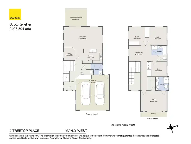 Floorplan of Homely house listing, 2 Treetop Place, Manly West QLD 4179